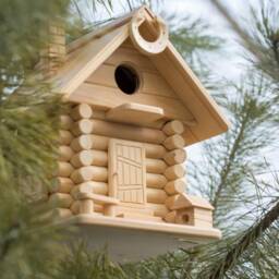 Beautiful Squirrel Feeder, Wooden Garden Decore, Personalized House, Home, Handmade Funny Feeder - thumbnail 3