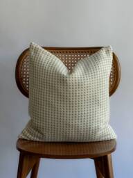 Handmade Hmong Textile Pillow Cover Bohemian Farmhouse Decor - thumbnail 1