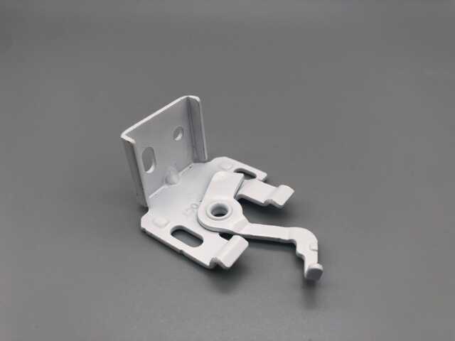 White Steel Roman Blind Swivel Brackets - Wall Or Ceiling Mount - Pack Of 5 - image 1