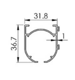 White Steel Roman Blind Swivel Brackets - Wall Or Ceiling Mount - Pack Of 5 - thumbnail 4