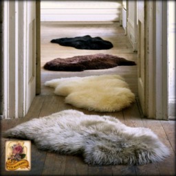 Faux Fur Sheepskin Rug - Plush Shag Throw, Usa Made - thumbnail 1