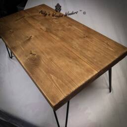 Coffee Table, Hand-Made Bespoke, Reclaimed Wood, Farmhouse Style, Bespoke - thumbnail 2