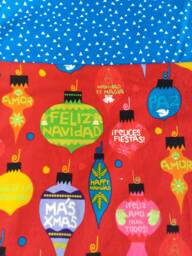 Feliz Navidad & More Spanish Themed Christmas Ornaments Standard Pillowcase