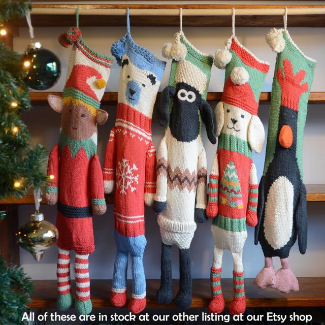 Army-Leggy Christmas Stockings With Shaun & Feathers Mcgraw - image 1