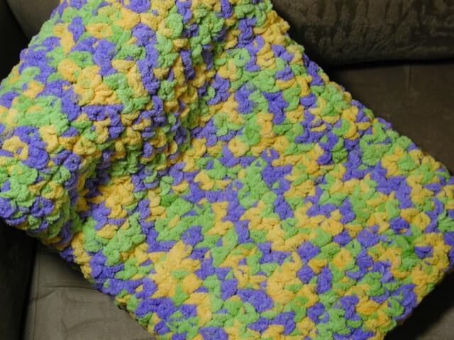 Crochet Baby Blanket Afghan Play Mat - image 1
