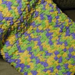 Crochet Baby Blanket Afghan Play Mat - thumbnail 2