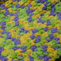 Crochet Baby Blanket Afghan Play Mat - thumbnail 3