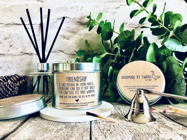 Funny Candle, Best Friend Gift, Funny Women Gift, Bff Gift, Friendship Vanilla Joke Birthday Gift For Friend, Tin Candle - image 1