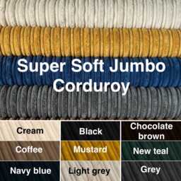 Handmade Upholstered Footstool Ottoman Hardwood Legs, Custom Colors - thumbnail 4