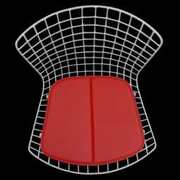 Bertoia Inspired Side Chair Cushion - Available in Many Colors & Materials Knoll Style Replacement Pad - thumbnail 2