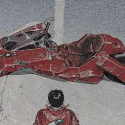 Akira Woven Blanket Tapestry - Handmade Neo Tokyo Anime Throw 90S Manga Room Decor Cotton Cyberpunk Wall Hanging - thumbnail 2