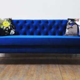 "Loveseat - Petrol Blue ""3-Seater Sofa" - thumbnail 2