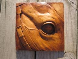 Horse Expressive Eyes Wallsculpture Art Tile - thumbnail 1