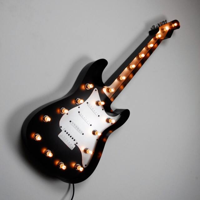 1.2M Fender Stratocaster Guitar Light - Led Wall Sign For Music Lovers & Studios - image 1