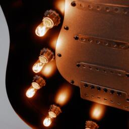 1.2M Fender Stratocaster Guitar Light - Led Wall Sign For Music Lovers & Studios - thumbnail 3