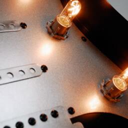 1.2M Fender Stratocaster Guitar Light - Led Wall Sign For Music Lovers & Studios - thumbnail 2