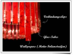 Pendant Lamp, Pendant, Light, Hanging Designer Terrific Tubes - Emperor Ceiling Mirror - thumbnail 4