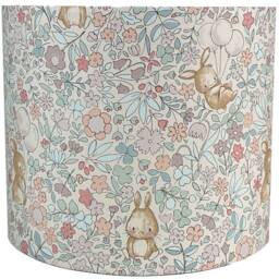 Bunny Rabbit Lampshade For Ceiling & Table Lamps, Kids Floral Nursery Or Bedroom Light Shade - thumbnail 2