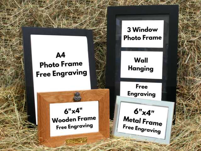 "Trains & Railways Personalised Wood Or Metal Picture Frame - 4""x6" - image 1