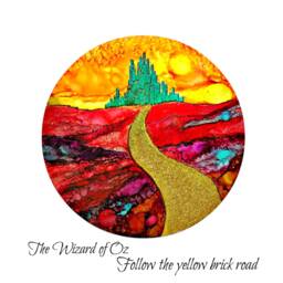 Wizard Of Oz Metal Painting Emerald City Wall Art - thumbnail 3