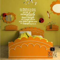 Nursery Adoption Creed Wall Decal - Vinyl Text Stickers Art Graphics Custom Home Decor - thumbnail 2