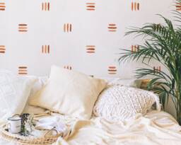 Line Group Wall Decals - Removable Stickers, Abstract Modern Art, Geometric Decor