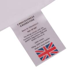 Luxury White Hollowfibre Cushion Pad Inner Insert British Handmade All Square Sizes Available - thumbnail 4
