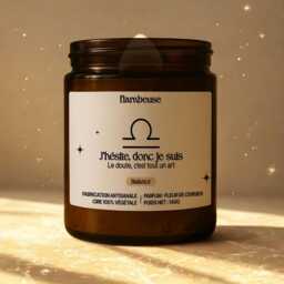 Handmade Scented Candle With Astrological Signs - 12 To Choose From Wooden Wick, Vegetable Soy Wax, Grasse Fragrance Astrological Gift - thumbnail 2
