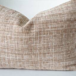 Brown Tribal Hemp Hand Woven Natural Dye Color Pillow Cover - thumbnail 2