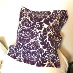 Louis Nui Print in Laguna Or Violet -Trina Turk-Indoor/Outdoor-One Pillow - thumbnail 3