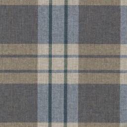 Handmade Blue Tartan Wingback Sofa Chambray Plaid Chair, British Made - thumbnail 3