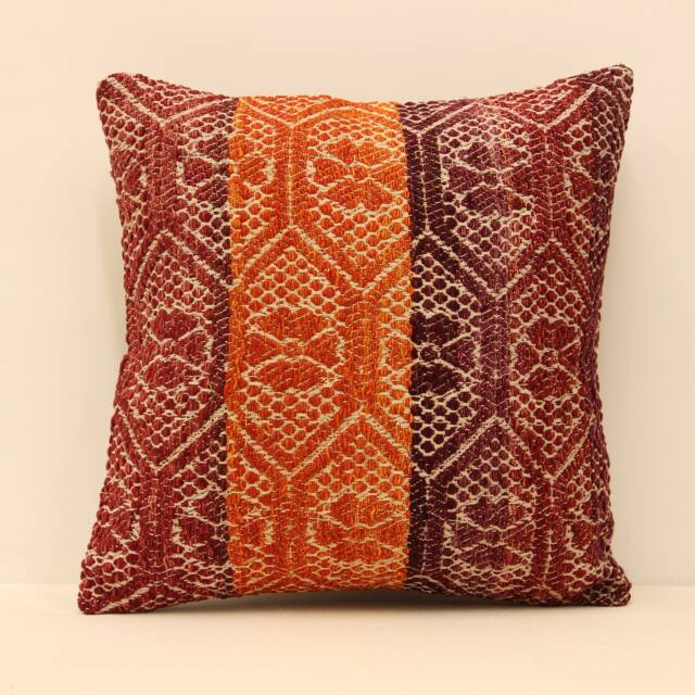 Decorative Pillow 16x16 Turkish Textile Cover Home Living Design Sofa Vintage Rustic Throw Pillov Covers Old Cushion 4Kf-233 - image 1