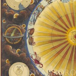 Zodiac Map Solar System Astrology Art Print - thumbnail 3