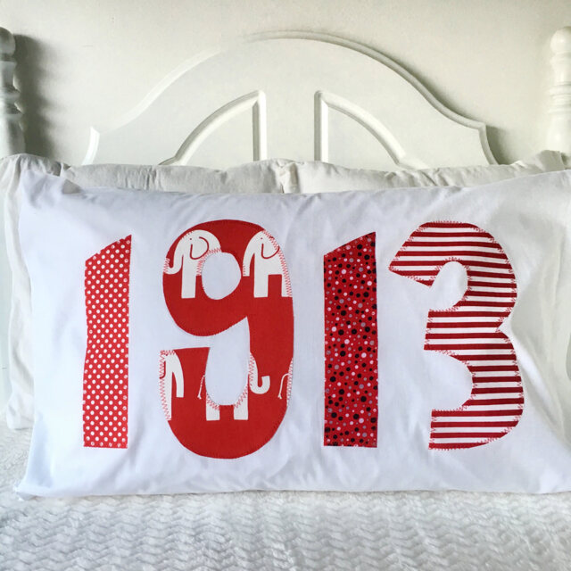 1913 Sorority Pillowcase - Personalized New Sister Gift Custom Pillow Case - image 1