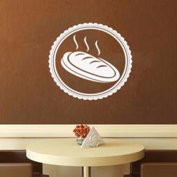 Bakery Wall Decal Removable Vinyl Bread Sticker 1214 - thumbnail 1