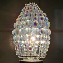 Crystal Chandelier Glass Bead Lightbulb Candle Size Bulb Cover Sleeve Moroccan Lamp Light Drops Retro Pendant Lamps Better Than A Shade - thumbnail 4