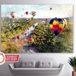 Albuquerque Balloon Fiesta Canvas Print, Wall Art, Paintings, New Mexico, Photo, Print - thumbnail 3