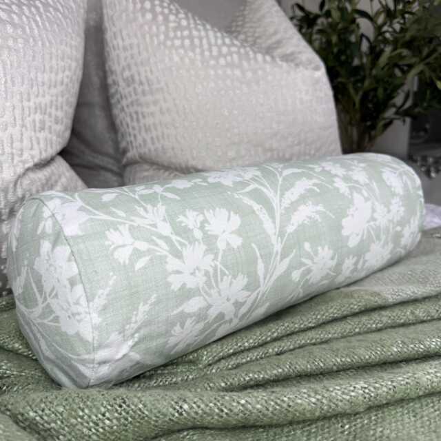 "Laura Ashley Floral Cushion 16"" X 6" - image 1