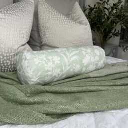 "Laura Ashley Floral Cushion 16"" X 6" - thumbnail 4