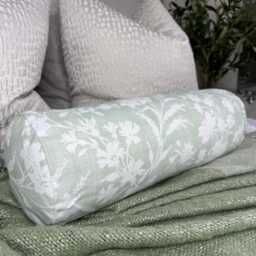 "Laura Ashley Floral Cushion 16"" X 6" - thumbnail 1