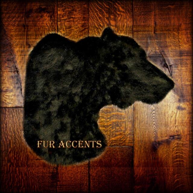 Faux Fur Bear Head Accent Rug - Soft & Attractive 6 Great Colors Sizes Shag Designer Rugs Accents Usa - image 1