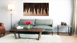 Free Shipping Wood Wall Art, Barnwood Artwork, Wooden Decoration, Wood Sculpture, Reclaimed Art - thumbnail 1