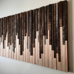 Free Shipping Wood Wall Art, Barnwood Artwork, Wooden Decoration, Wood Sculpture, Reclaimed Art - thumbnail 3