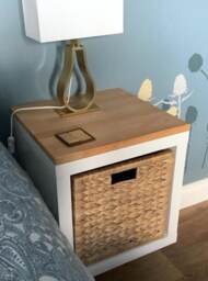 "Solid Beech Top Cover For Ikea Nordli Chest - 15 3/4"" X 18 1/2" - thumbnail 2