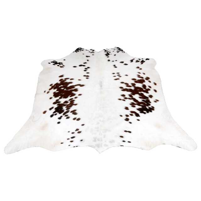 Authentic Large Brown & White Cowhide Rug - Statement Piece For Sophisticated Decor - image 1