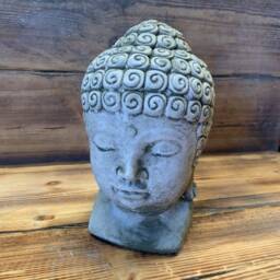 Stone Garden Buddha Head Statue Gift Ornament - thumbnail 2