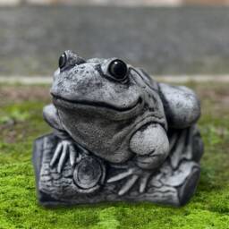 Garden Frog Sculpture Concrete Swamp Decor Stone Animal Statue Front Door Ornament Lawn Decoration Frog Lover Gift Wated Lover