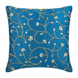 "Decorative Blue Euro Pillowcase 24""x24""/26""x26"