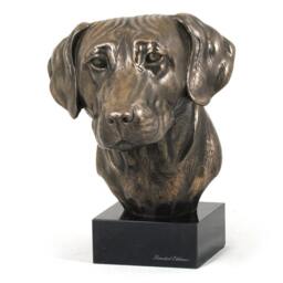 Rhodesian Ridgeback, Dog Marble Statue, Limited Edition, Artdog. Made Of Cold Cast Bronze. Perfect Gift. Limited Edition - thumbnail 3