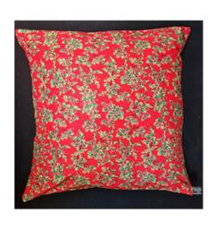 Christmas Holly & Berry Cushion Cover Fits 18 - thumbnail 1